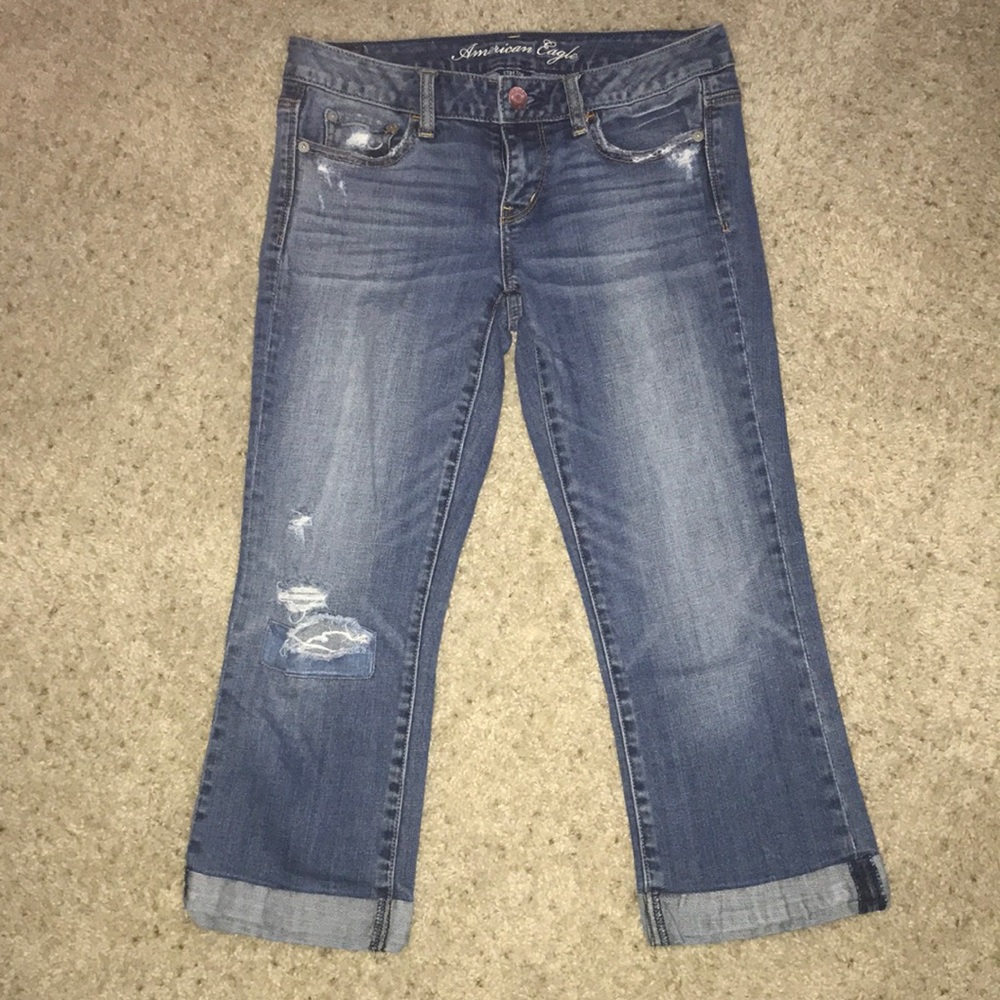 American eagle jean capri